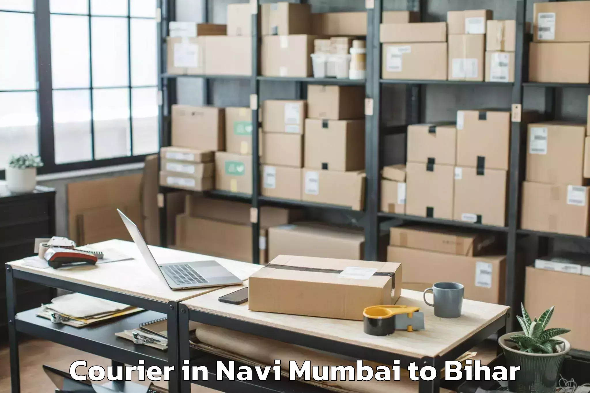 Trusted Navi Mumbai to Jokihat Courier